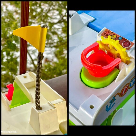 🆕VTG▪️FISHER-PRICE▪️1972 Happy Houseboat With Little People & Accessories - Picture 8 of 13